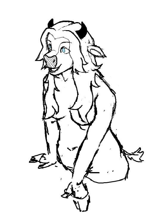 Sketch of Cara by RollingStar